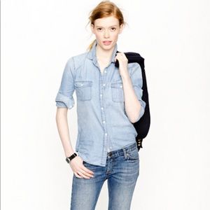 J. Crew Chambray Shirt xx small